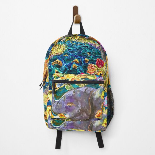Item preview, elephant night graze by the river designed and sold by tracey jacobson.