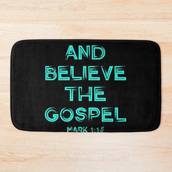 Item preview, Repent and Believe the Gospel Scripture Mark 1:15 designed and sold by Zoe White.