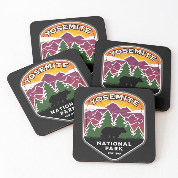 Item preview, Retro Yosemite National Park Hiking Camping Tshirt designed and sold by Clavitaps.
