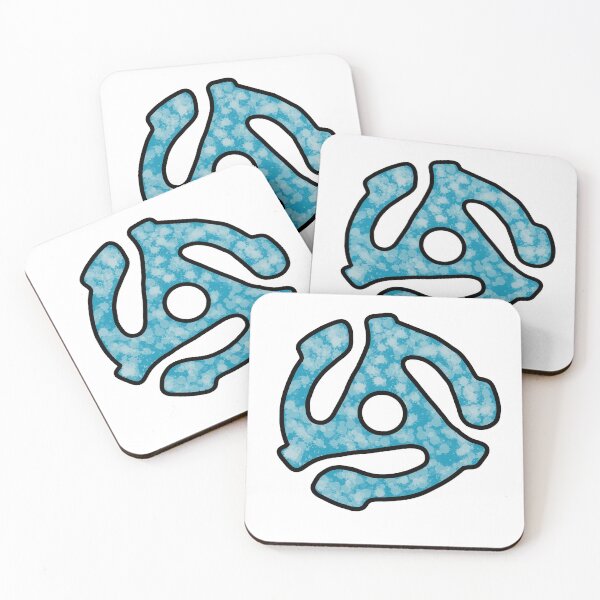 Item preview, Adaptor for Vinyl Records - turquoise designed and sold by 10pmCreations.