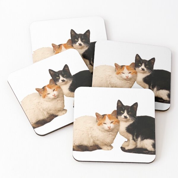 Item preview, Cute Couples Cat with white nose designed and sold by Mobile Cases Store.