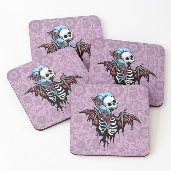 Item preview, Blood Roses Skully Fiend designed and sold by DianaLevinArt.