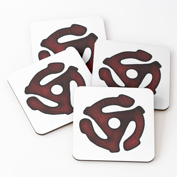 Item preview, Adaptor for Vinyl Records - red designed and sold by 10pmCreations.