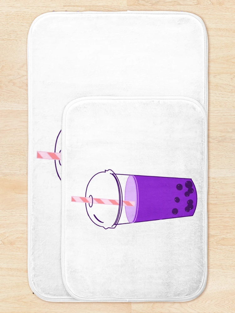 Thumbnail 5 of 6, Bath Mat, Boba designed and sold by Cute Bunny.