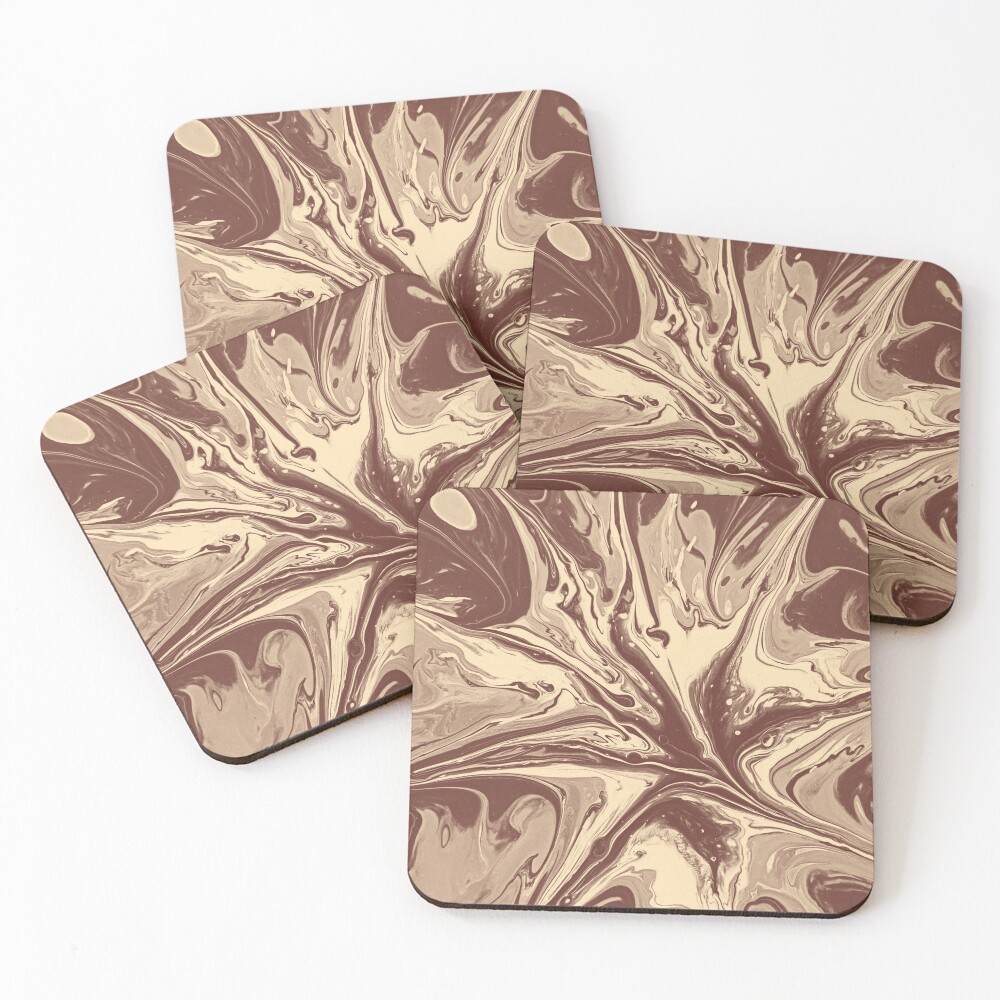 Aperçu de l'œuvre Dessous de verre (lot de 4) créée et vendue par Patternsonly.