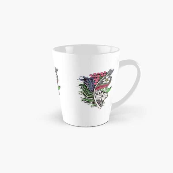 Blooming Feather Tall Mug