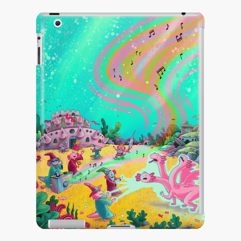 DJ Axolotl Wizard iPad Case & Skin