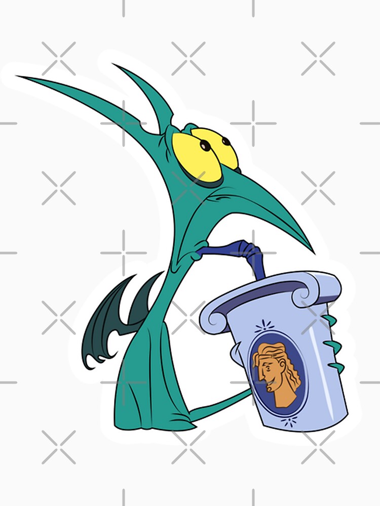 Thumbnail 7 of 7, Classic T-Shirt, Hercules Panic Drinking Soda Sticker |Hercules Panic Drinking Soda Hoodies| Hercules Panic Drinking SodaTshirt designed and sold by momenus.