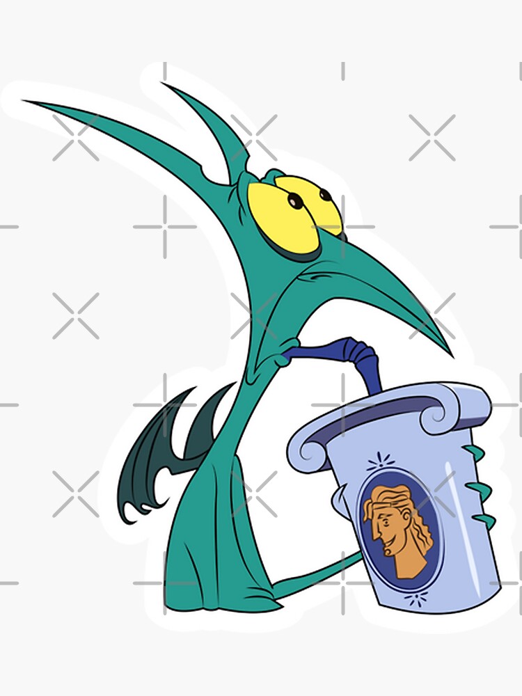 Thumbnail 3 of 3, Sticker, Hercules Panic Drinking Soda Sticker |Hercules Panic Drinking Soda Hoodies| Hercules Panic Drinking SodaTshirt designed and sold by momenus.