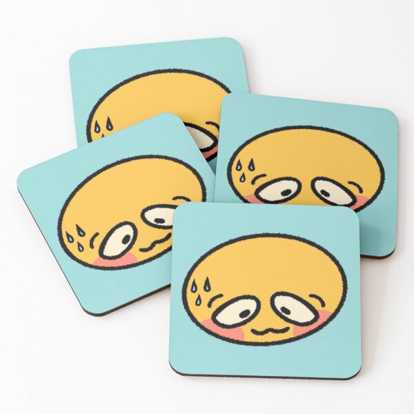 Item preview, Emoji maldito ruborizado designed and sold by Shred-Lettuce.