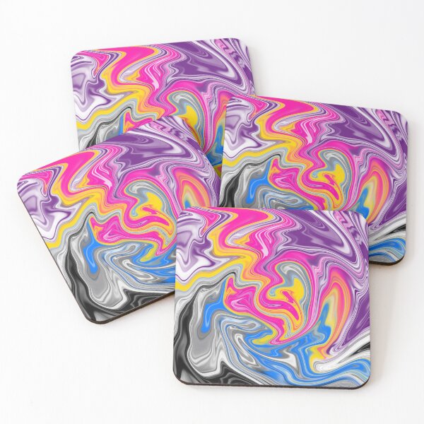 Item preview, Abstract PanRomantic Asexual Pride Flag designed and sold by Zeons-Art.