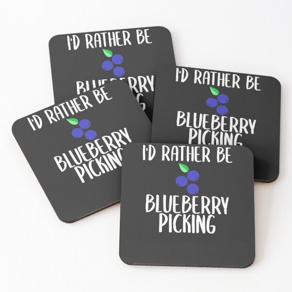 Item preview, I'd Rather Be Blueberry Picking Fruit Picking Gift designed and sold by EricJP.