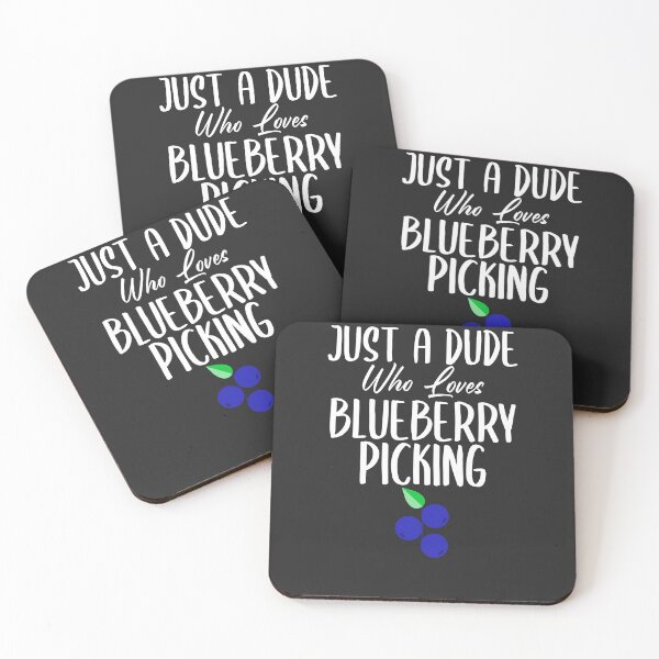 Item preview, Just A Dude Who Loves Blueberry Picking Fruit Picking Gift designed and sold by EricJP.