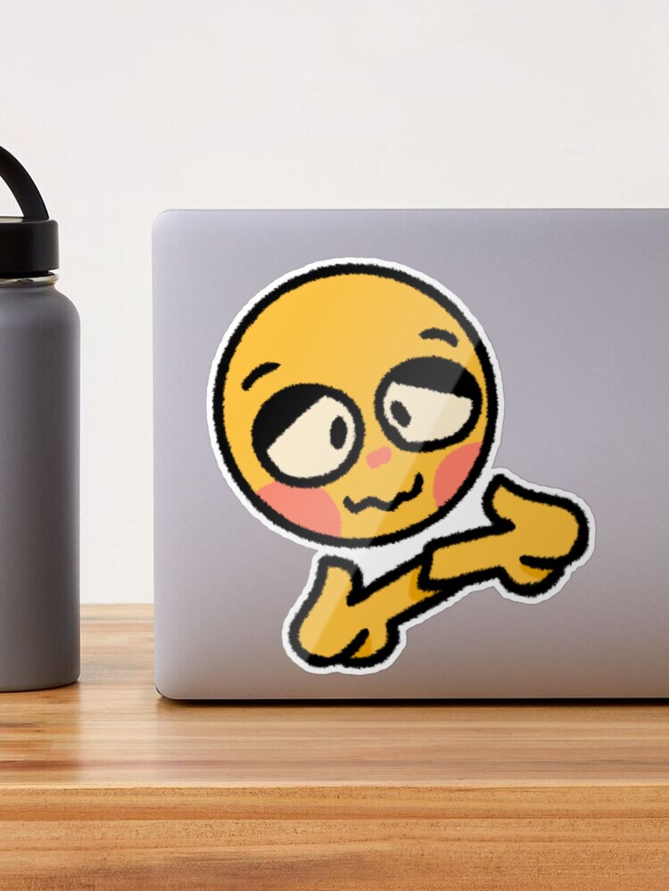 Angry love heart eyes cursed emoji Sticker for Sale by Shred-Lettuce