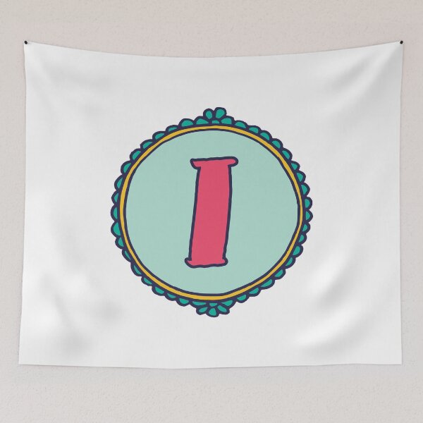 Item preview, IN015-I Letter I Monogram  designed and sold by DuckyRubin.