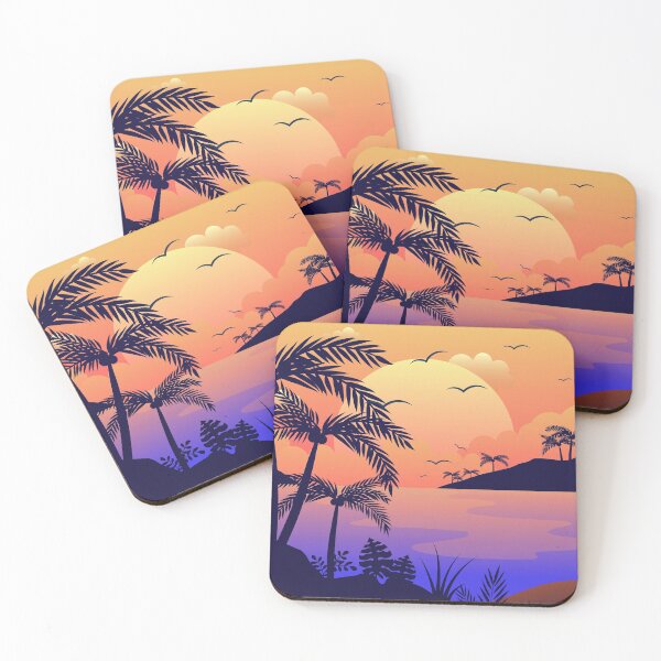 Item preview, Colorful palm , Beach view , Paradise designed and sold by Catana Design.