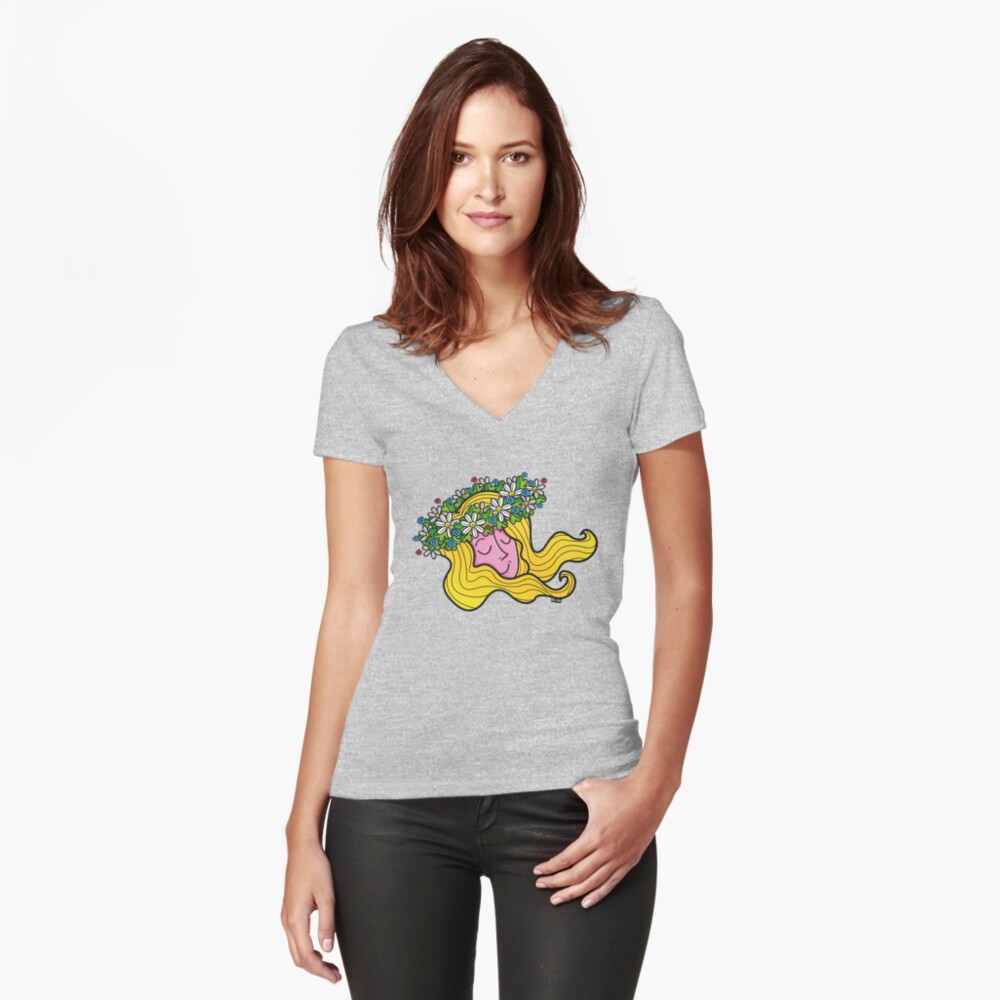 Item preview, Fitted V-Neck T-Shirt designed and sold by mike372.