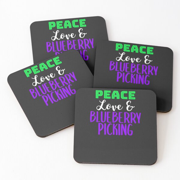 Item preview, Peace Love And Blueberry Picking Fruit Picking Gift designed and sold by EricJP.