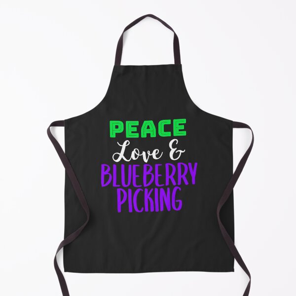 Item preview, Peace Love And Blueberry Picking Fruit Picking Gift designed and sold by EricJP.