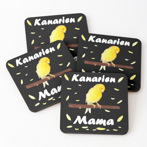 Item preview, yellow canary mum bird with feathers designed and sold by Denis Rösler.