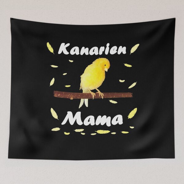 Item preview, yellow canary mum bird with feathers designed and sold by Denis Rösler.