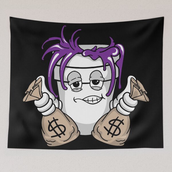 Item preview, guy of money purple designed and sold by FRZVII.