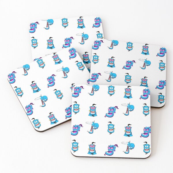 Item preview, Aladdin Genie You Wish Sticker | Aladdin Genie Fall In love Sticker |Aladdin Genie Blanket designed and sold by momenus.
