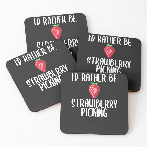 Item preview, I'd Rather Be Strawberry Picking Fruit Picking Gift designed and sold by EricJP.
