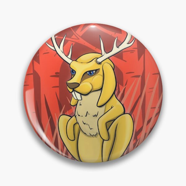 Item preview, Jackelope in a red forest designed and sold by rixify.