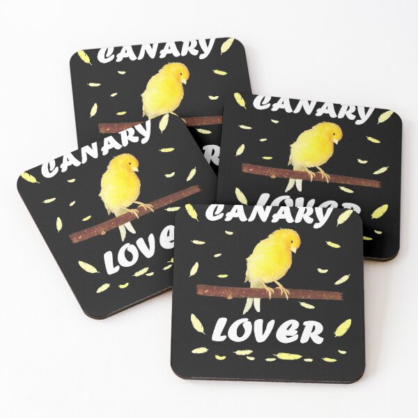 Item preview, yellow canary friend bird with feathers designed and sold by Denis Rösler.