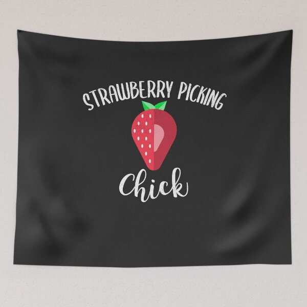 Item preview, Strawberry Picking Chick Fruit Picking Gift designed and sold by EricJP.