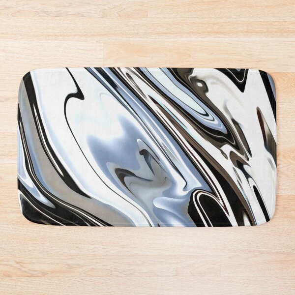 Item preview, Grey and Black Ebru Marbling Effect Abstract designed and sold by taiche.