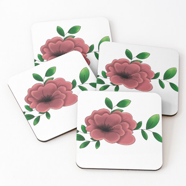 Artikelvorschau, Rosa Blumen entworfen und verkauft von LilliFreckles.