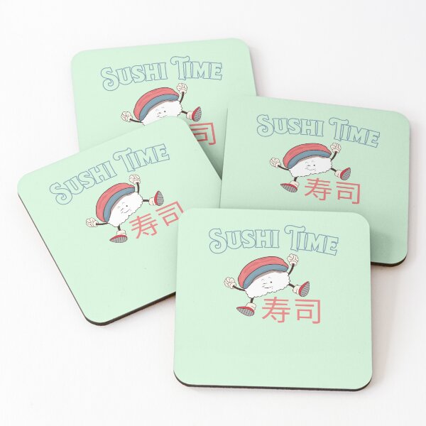 Item preview, Kawaii Cute Sushi Time T-Shirt designed and sold by Click-Like.