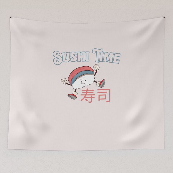 Item preview, Kawaii Cute Sushi Time T-Shirt designed and sold by Click-Like.