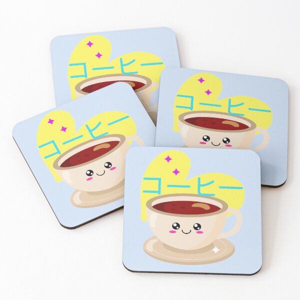 Item preview, Kawaii coffee, Cute Japanese style kawaii kōhii designed and sold by 1DaisyChainLane.
