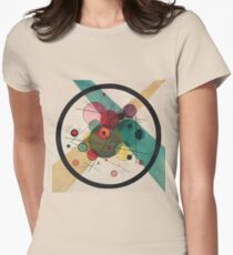 Kandinsky Abstract Painting Women's Fitted T-Shirt