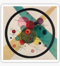 Kandinsky Abstract Painting Sticker