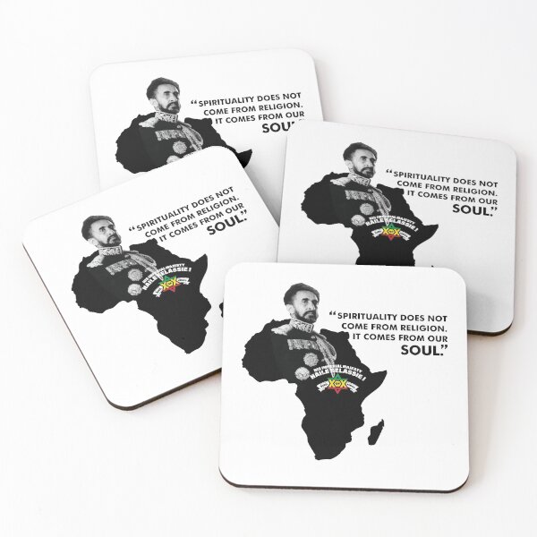 Item preview, Haile Selassie Quote - Spirituality Comes from Our Soul. designed and sold by RastaMerch.