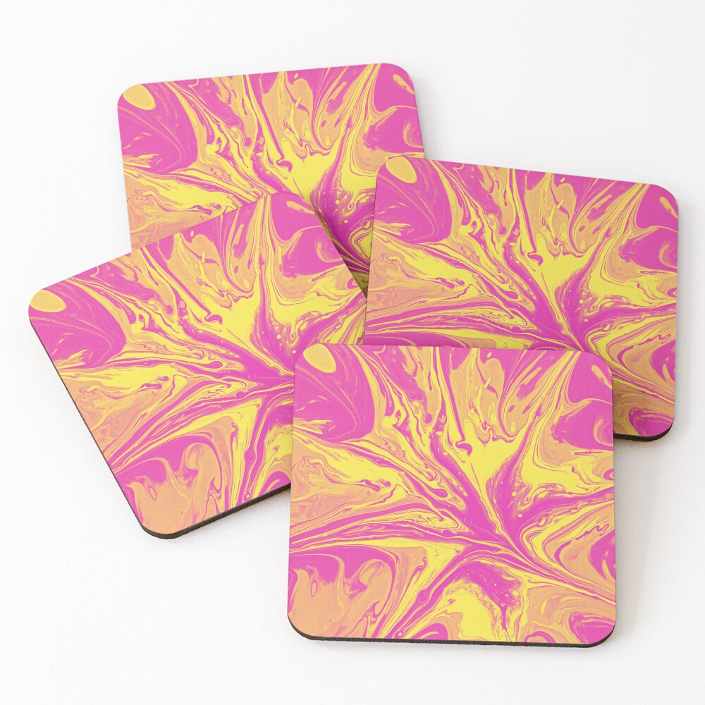 Aperçu de l'œuvre Dessous de verre (lot de 4) créée et vendue par Patternsonly.