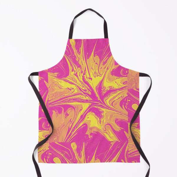Item preview, modern trendy abstract turquoise pink swirls designed and sold by Patternsonly.