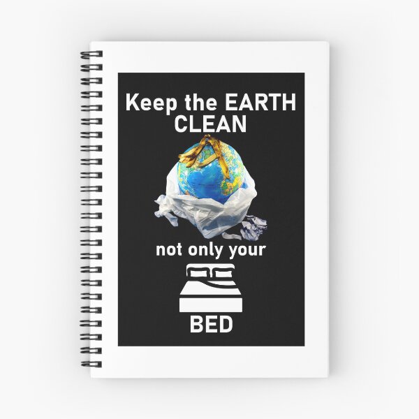 Item preview, Keep the Earth clean, not just your bed designed and sold by Artsy Boulevard.