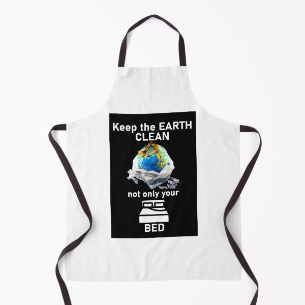 Item preview, Keep the Earth clean, not just your bed designed and sold by Artsy Boulevard.