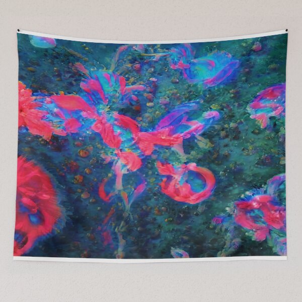 Item preview, Neon Abstract Under The Sea designed and sold by BioDigital-Jazz.