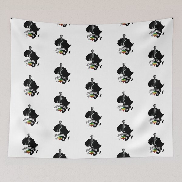 Item preview, His Imperial Majesty Haile Selassie African Map designed and sold by RastaMerch.