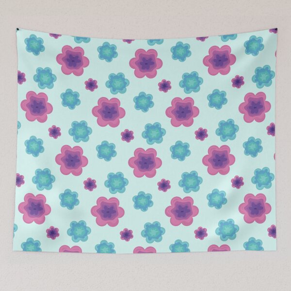 Item preview, Retro flowers | Floral pattern designed and sold by DerSenat.