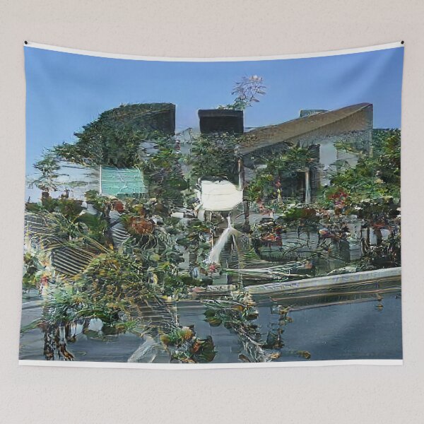 Item preview, Abstract Solarpunk Paradise designed and sold by BioDigital-Jazz.