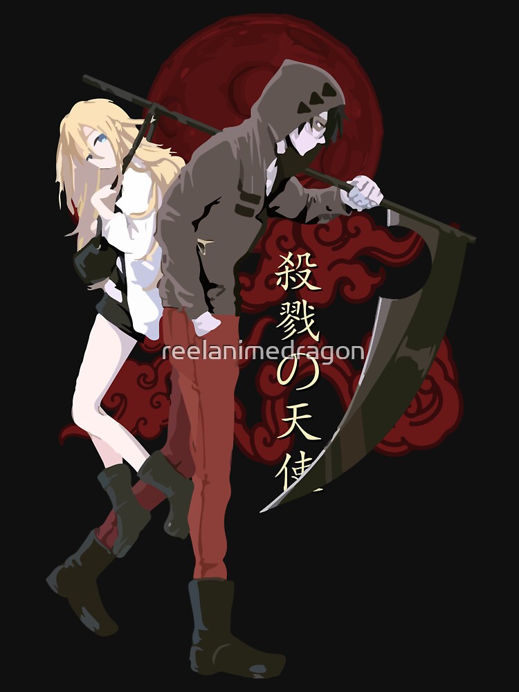 AOD: Zack, Rachel art by Kibo-Kibo - Angels Of Death - T-Shirt