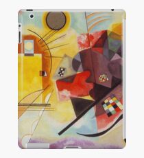 Yellow and Blue Kandinsky painting iPad Case/Skin