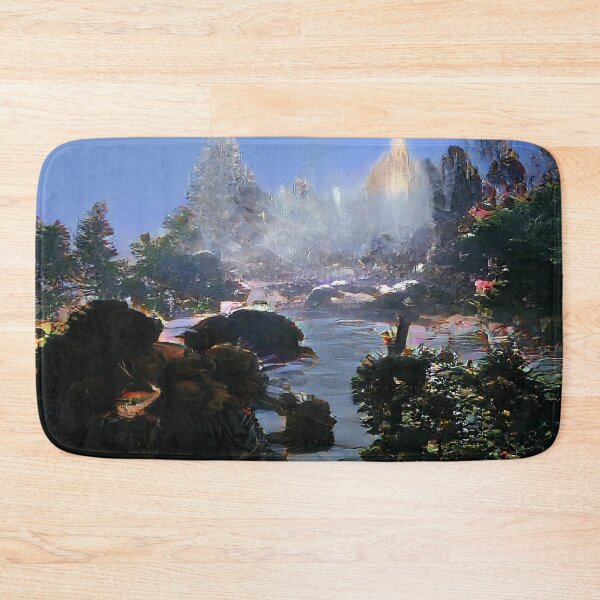Item preview, Moody Abstract Water Landscape designed and sold by BioDigital-Jazz.